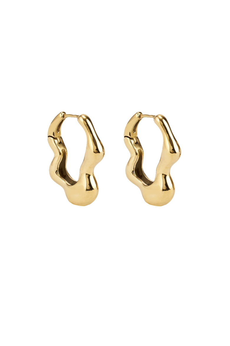Dazzling Oval Earrings, Main, color, Gold