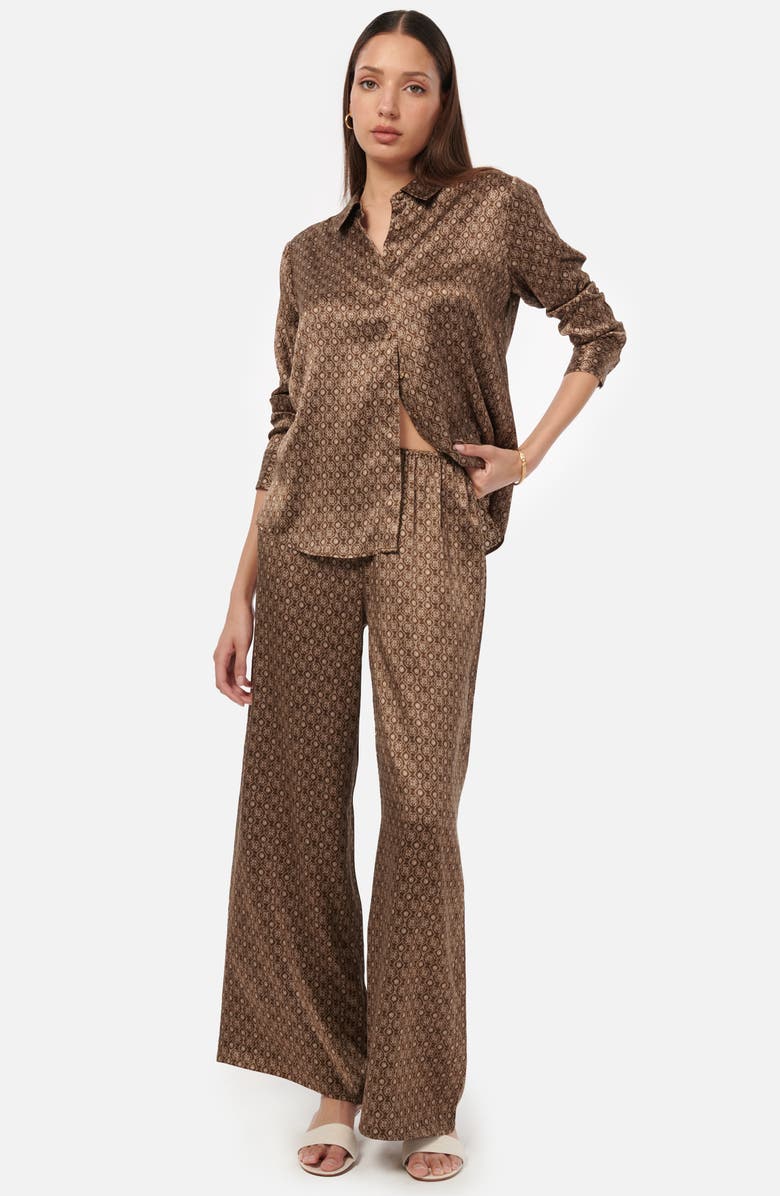 CAMI NYC Veronique Print Silk Shirt, Alternate, color, 