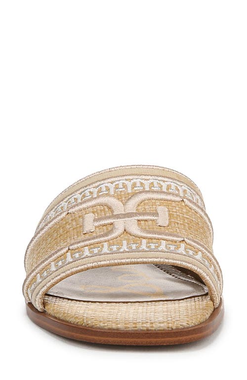 Shop Sam Edelman Stevie Slide Sandal In Natural Multi