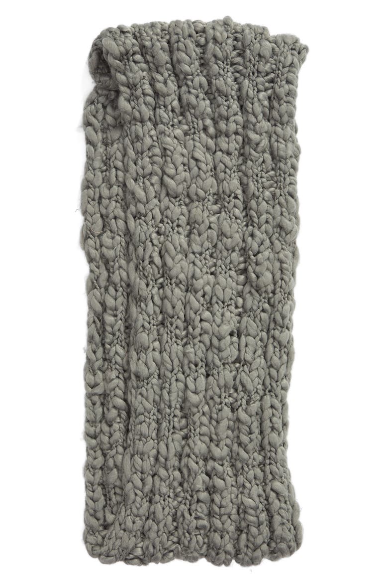 Dreamland Chunky Knit Infinity Scarf, Alternate, color, GREY
