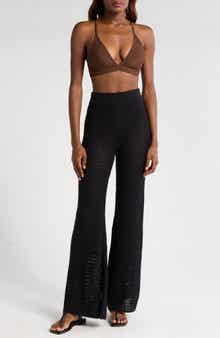 Elan Open Knit Cover-Up Pants