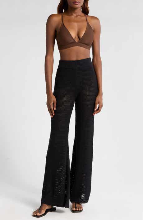 Elan Open Knit Cover-Up Pants