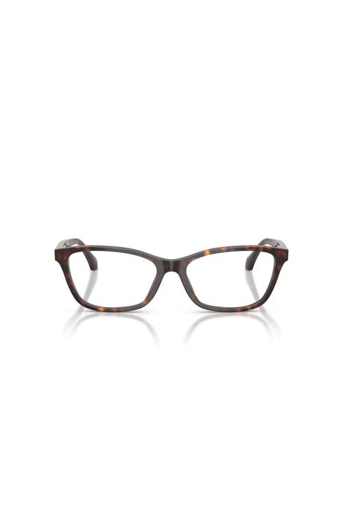 Versace 54mm Cat Eye Optical Glasses In Brown