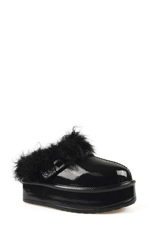 Sheridan Faux Fur Platform Slipper (Women)