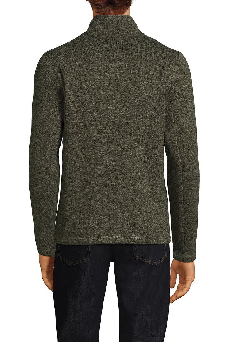 Quarter Zip Sweater Fleece, Alternate, color, Olive Field Heather