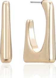 Ettika Squared Off Hoop Earrings