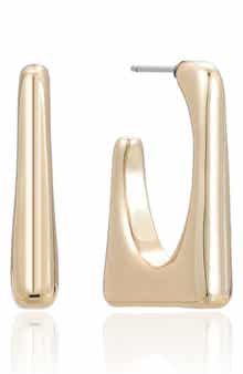 Ettika Squared Off Hoop Earrings