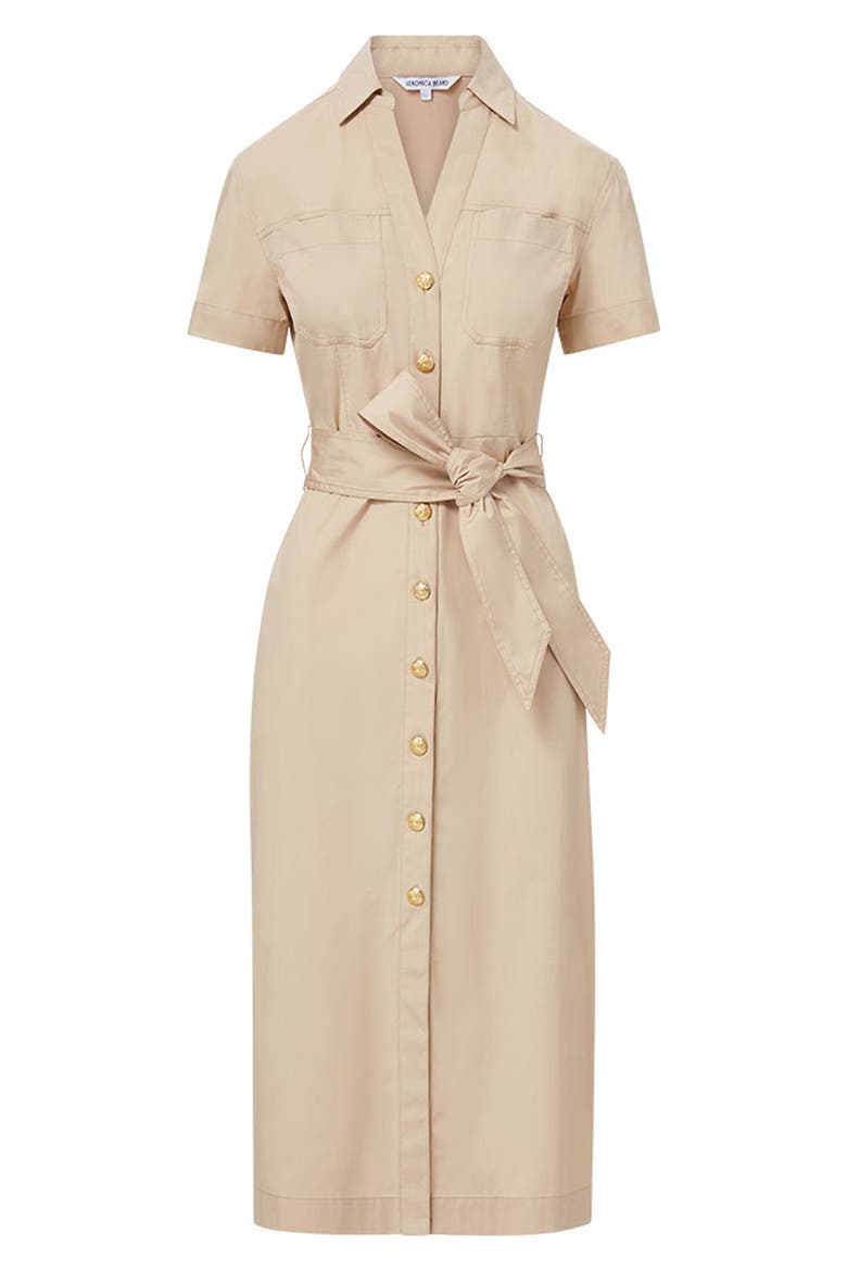 Tabby Belted Shirtdress, Alternate, color, STONE KHAKI