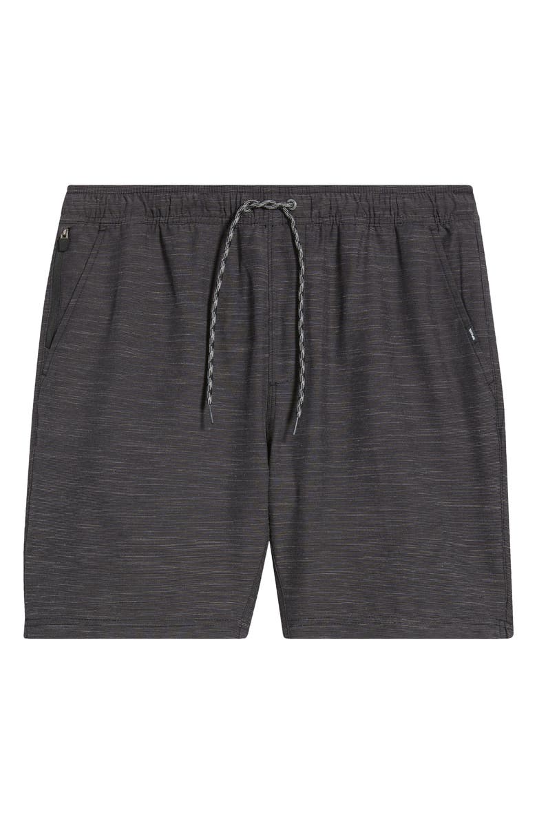 Rip Curl Boardwalk Jackson V Drawstring Shorts, Alternate, color, Black