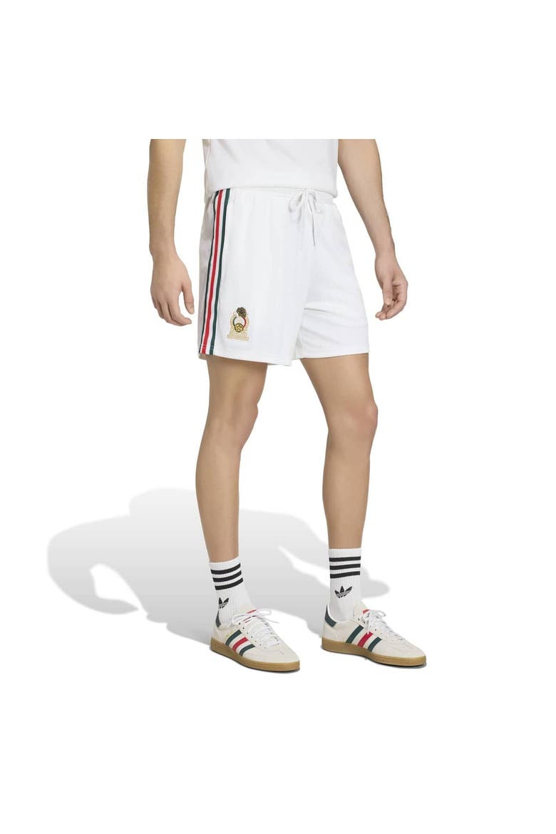 Men's adidas White Mexico National Team Originals Shorts, Main, color, White