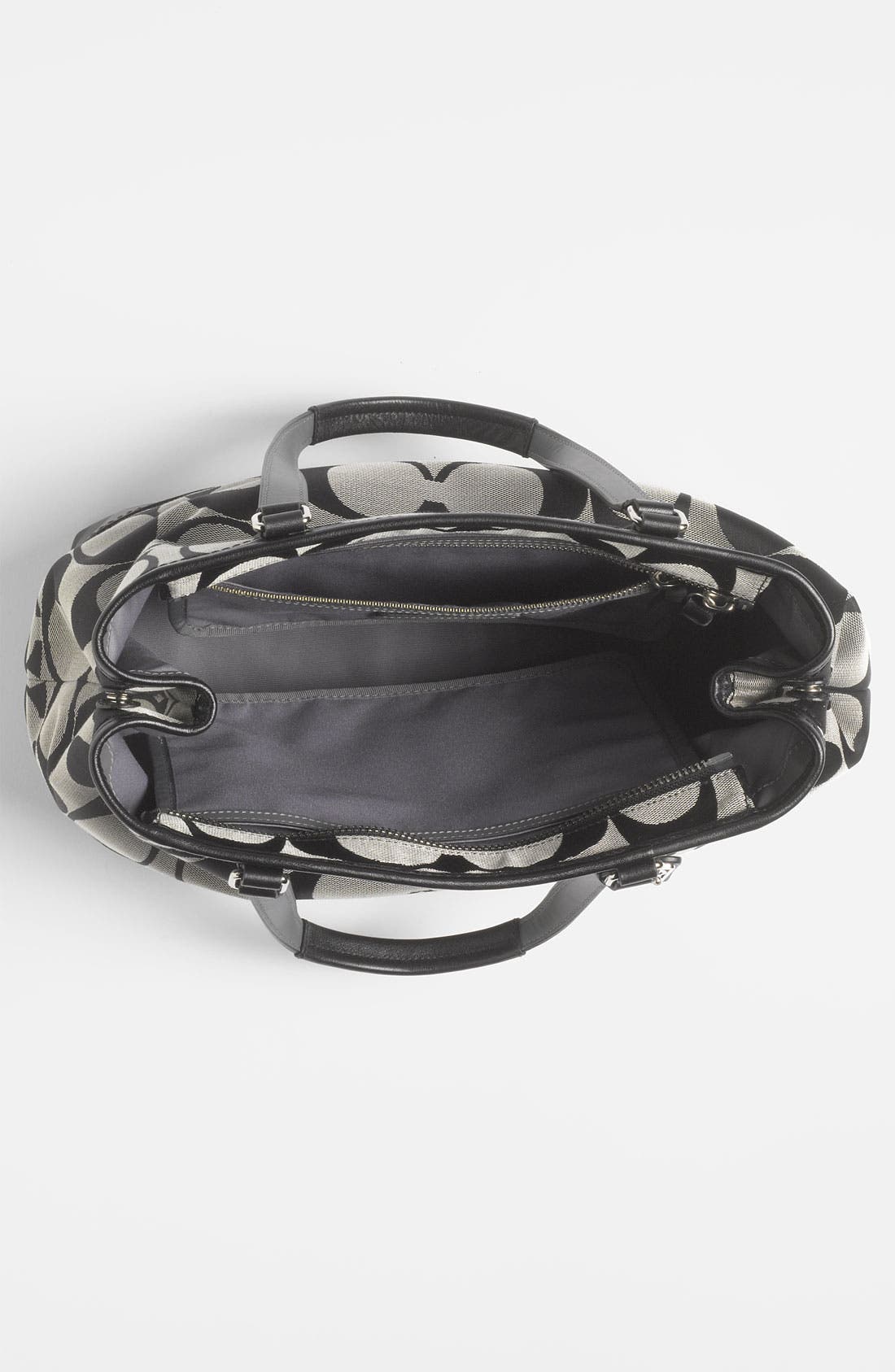 COACH 'Hamptons Weekend Signature Colorblock - Medium' Tote, Alternate, color, 