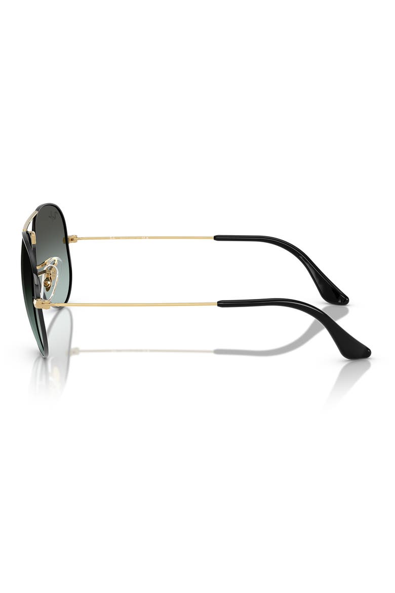 Original 62mm Aviator Sunglasses, Alternate, color, BLK GRAD