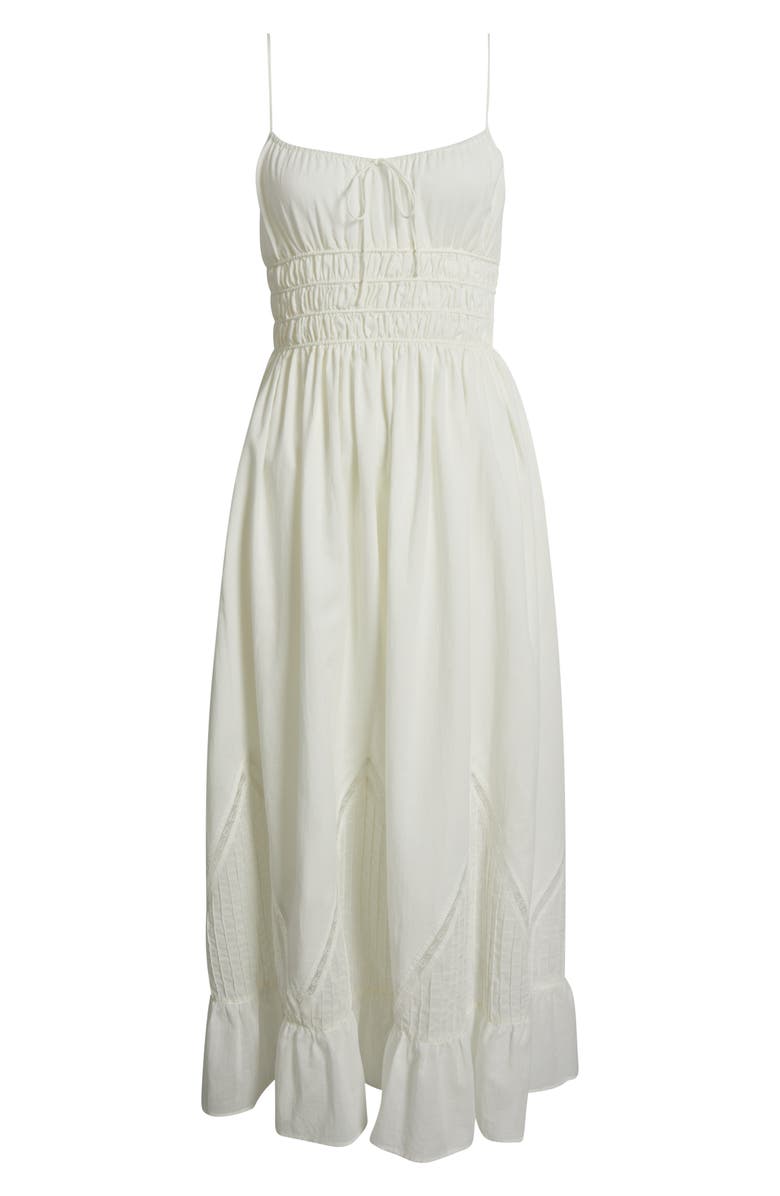 Faithfull the Brand Melina Cotton Voile Maxi Dress, Alternate, color, White