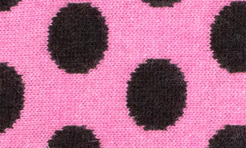 Portolano Polka Dot Neckwarmer In Pink