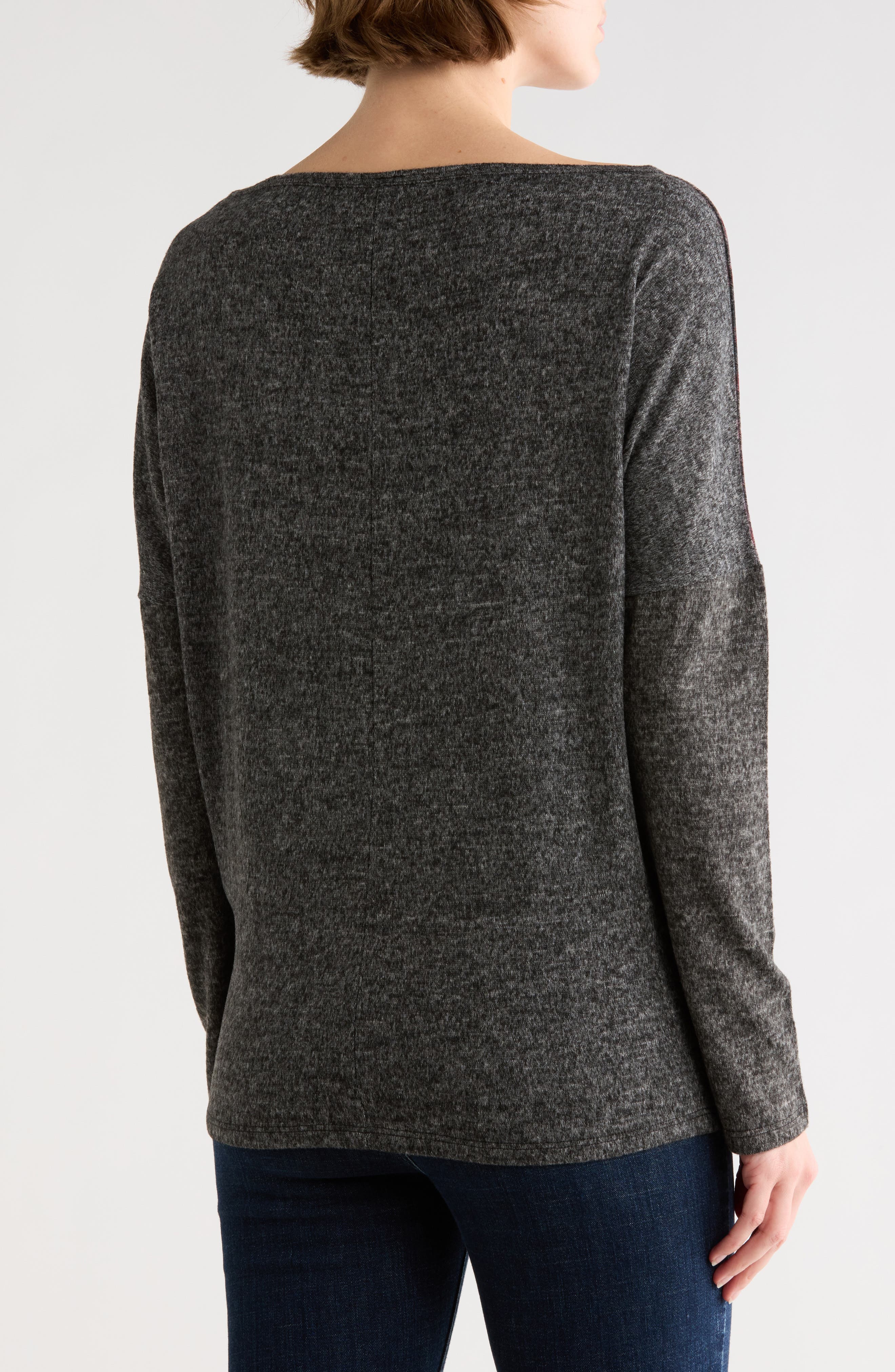 Stripe Boat Neck Sweater - image 4