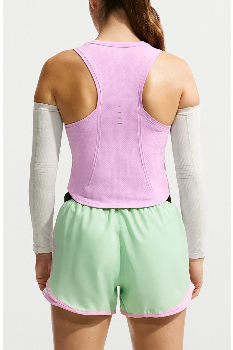 Swift Dri-FIT Seamless Tank, Alternate, color, PINK RISE/ COOL GREY