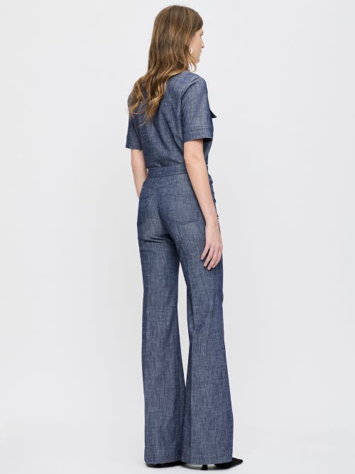 Callas Milano Tonne High-rise Stretch Denim Pants In Blue