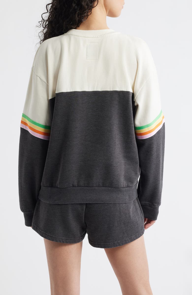 Rip Curl Surf Revival Fleece Sweatshirt, Alternate, color, Washed Black