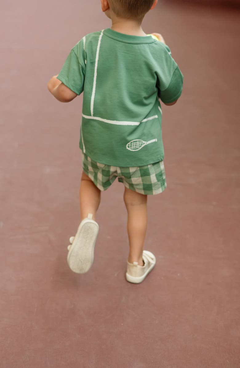 Pehr Kids' Drop Shoulder Organic Cotton T-Shirt, Alternate, color, Match Point