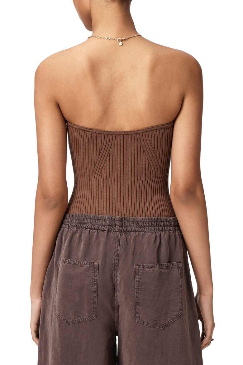 Cruz Rib Tube Top, Alternate, color, PENNY BROWN