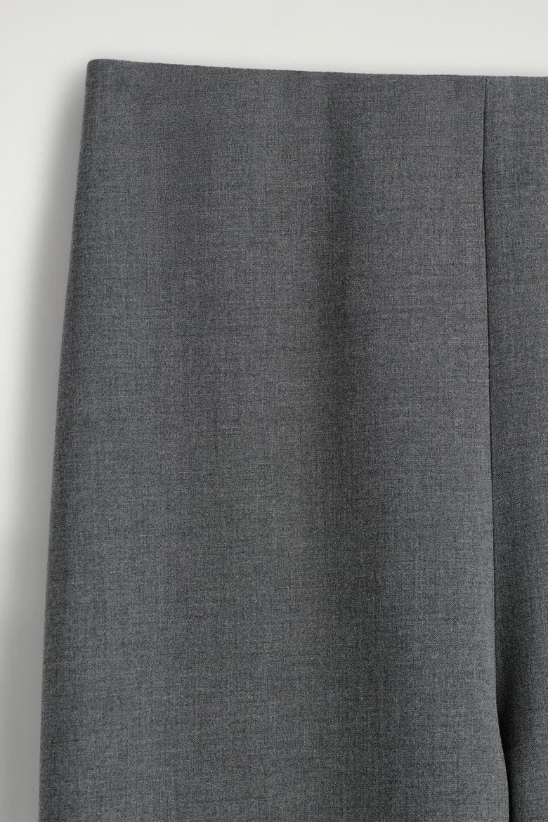 Slim Straight-Leg Pants, Alternate, color, GRAY