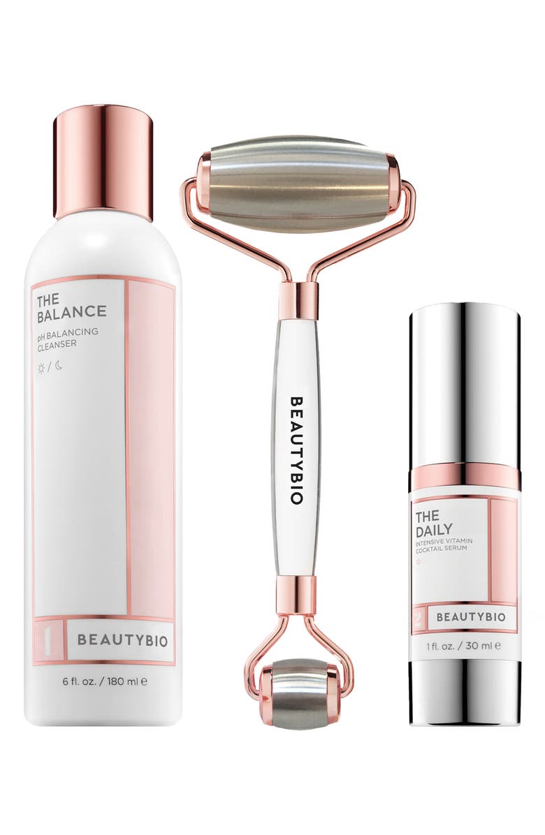 BeautyBio Cryo Dual Roller for Face, Eyes & Body Set $195 Value, Main, color, 