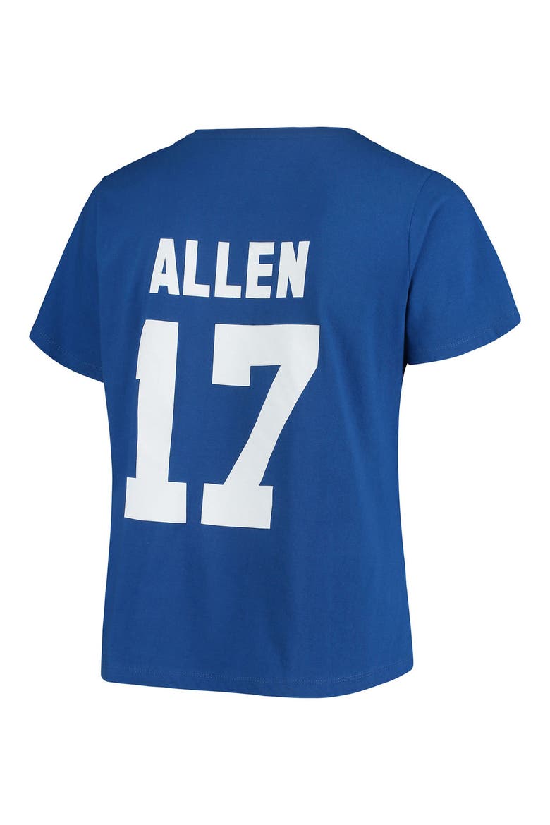 Women's Josh Allen Royal Buffalo Bills Plus Size Fair Catch Name & Number V-Neck T-Shirt, Alternate, color, ROYAL