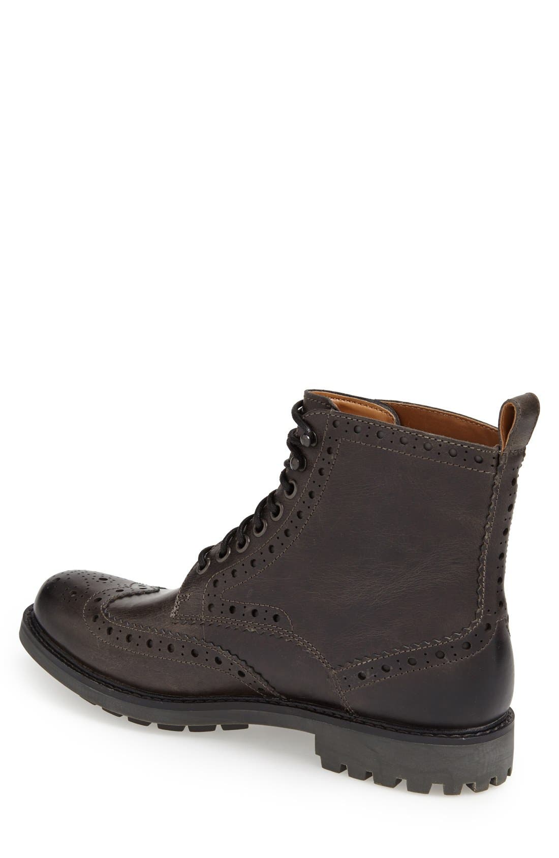 Clarks<sup>®</sup> 'Montacute Lord' Wingtip Boot, Alternate, color, 
