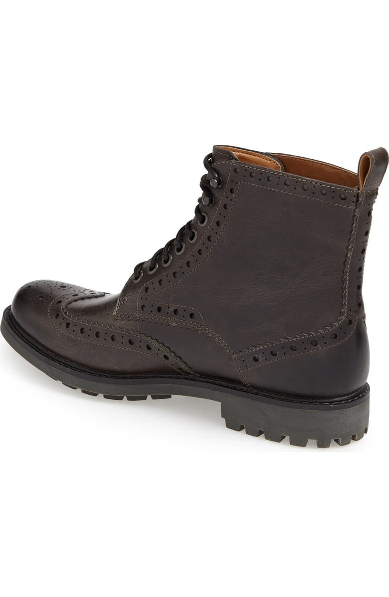 Clarks<sup>®</sup> 'Montacute Lord' Wingtip Boot, Alternate, color,