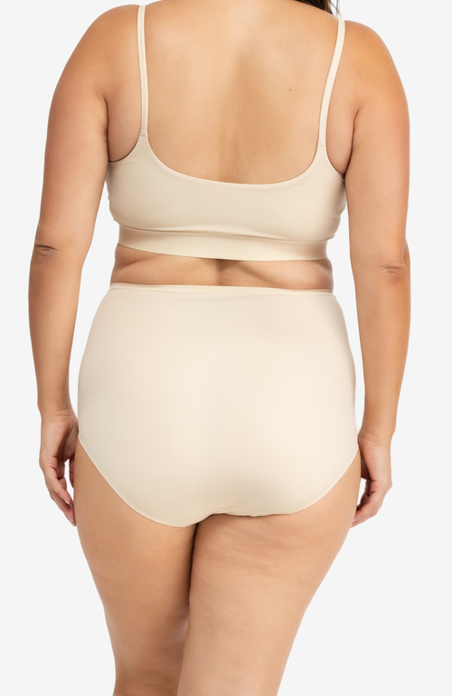 Uwila Warrior Soft Seamless High-waisted Brief In Nude