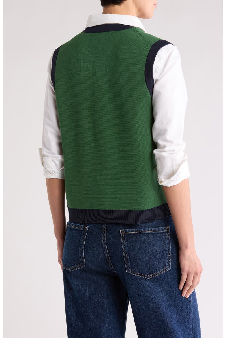 Holly Knit Vest, Alternate, color, EDEN GREEN