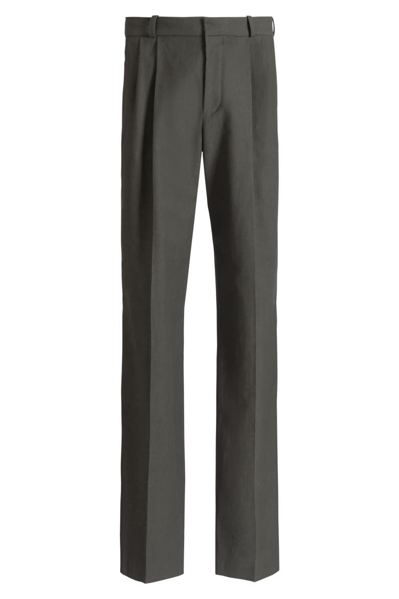 Cotton twill trousers, Alternate, color, khaki