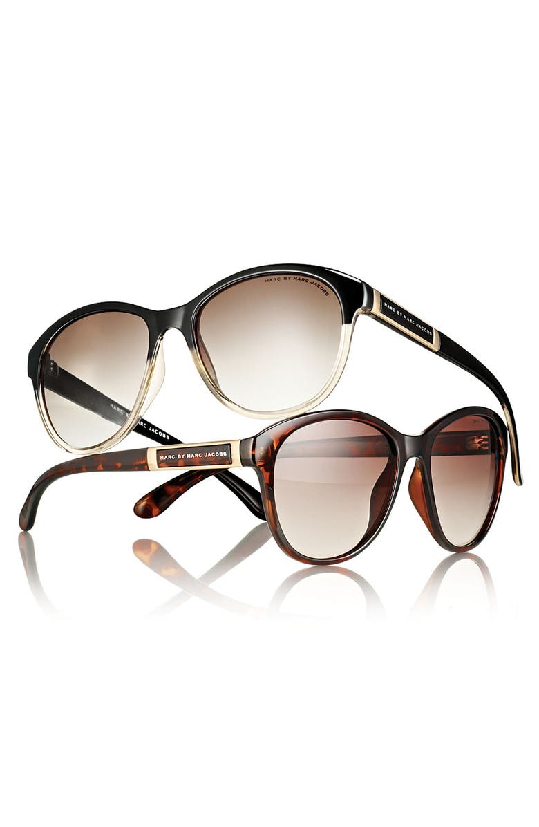 MARC BY MARC JACOBS Retro Plastic Sunglasses, Main, color,