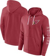 FANATICS Men's Fanatics Branded  Cardinal Arizona Cardinals Offensive Lineup Hoodie Full-Zip Hoodie