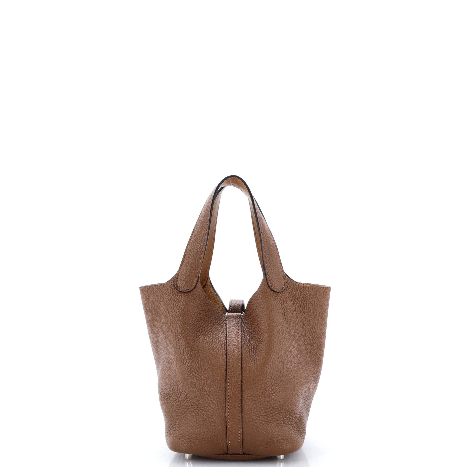 Eclat Picotin Lock Bag Clemence with Swift PM, Alternate, color, Brown