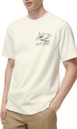Burberry Feather Print Cotton T-shirt