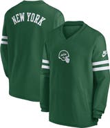 Nike Men's Nike  Green New York Jets 2023 Sideline V-Neck Pullover Windshirt