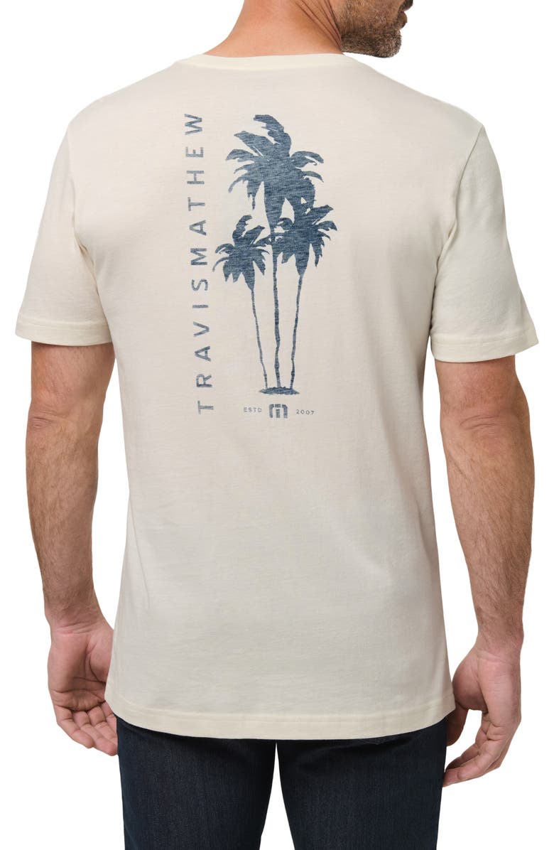 TravisMathew Salt Spray Cotton Graphic T-Shirt, Alternate, color, Birch