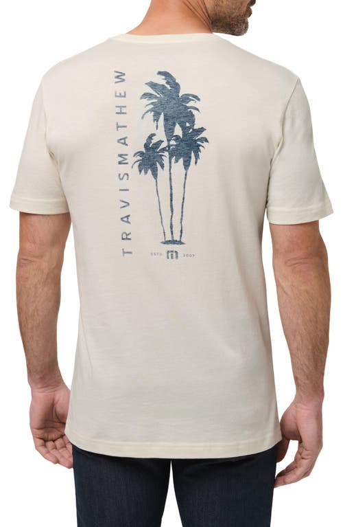 Travismathew Salt Spray Cotton Graphic T-shirt In White