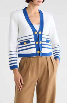 Catie V-Neck Knit Blazer
