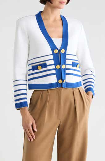 Catie V-Neck Knit Blazer