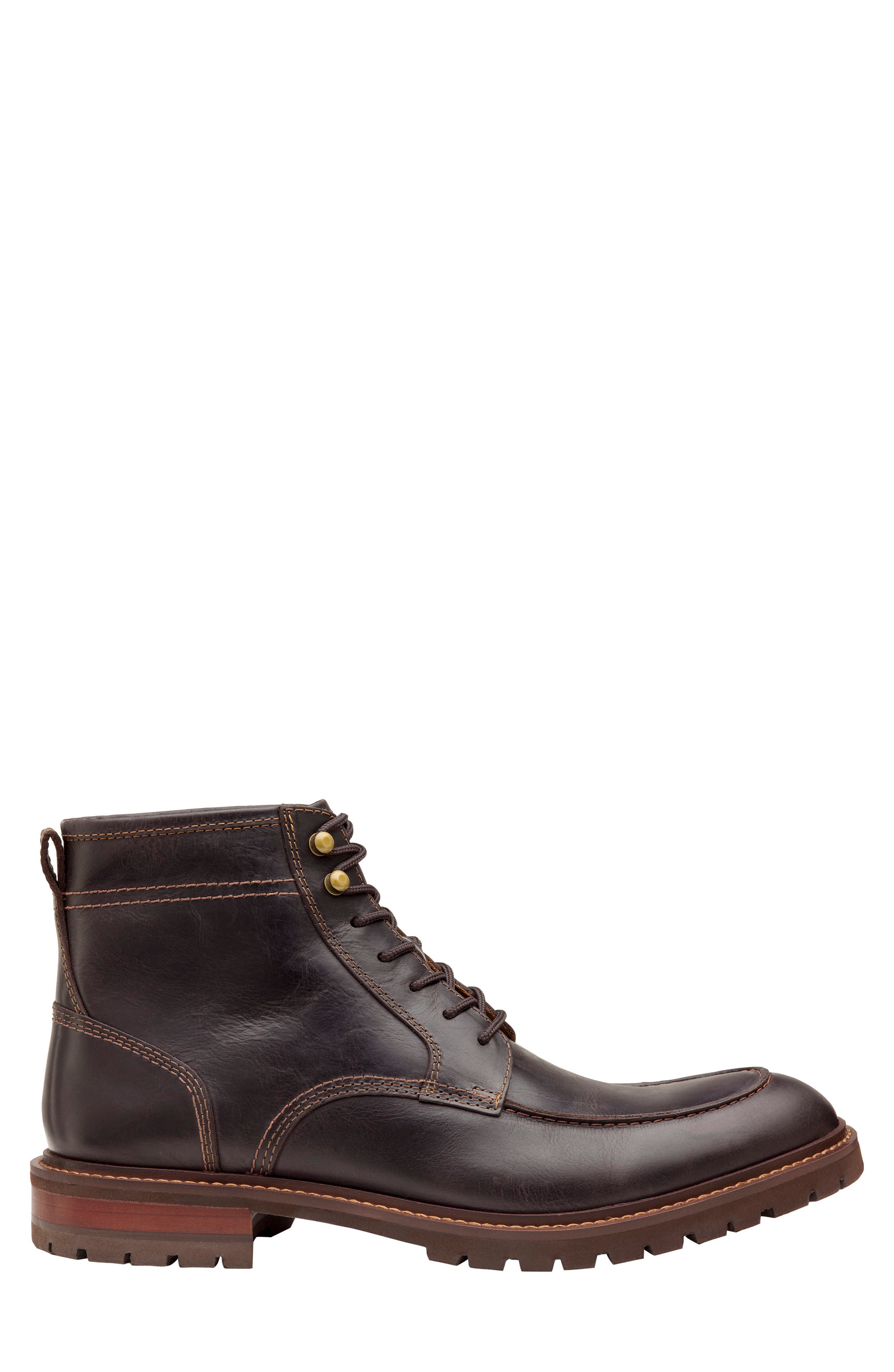Barrett Genuine Shearling Lined Boot, Alternate, color, DARK BROWN