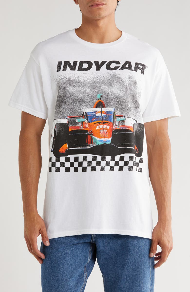 Philcos Indycar Racing Graphic T-Shirt, Main, color, White