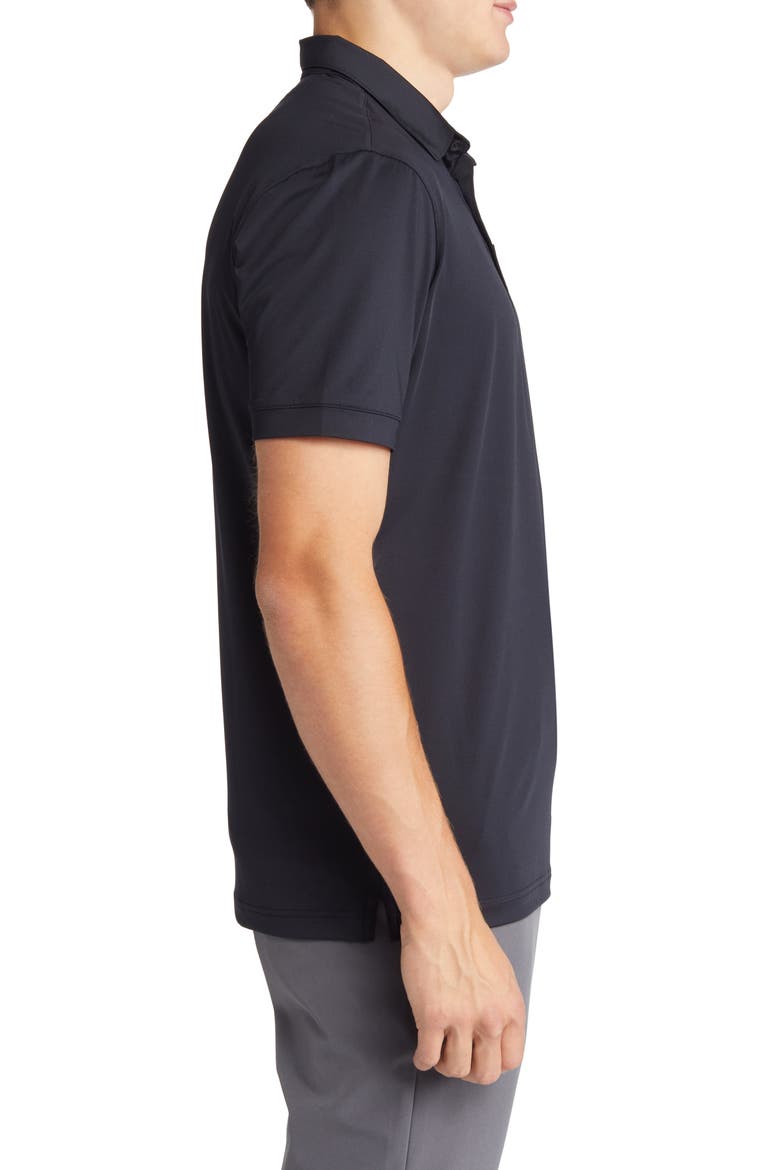 Men's Versa Solid Golf Polo, Alternate, color, BLACK