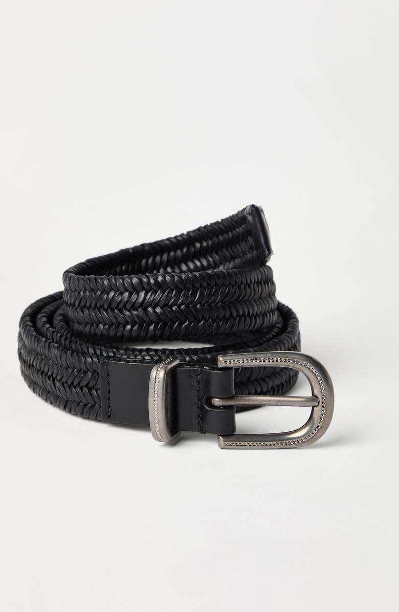 Brunello Cucinelli Leather belt, Alternate, color, 