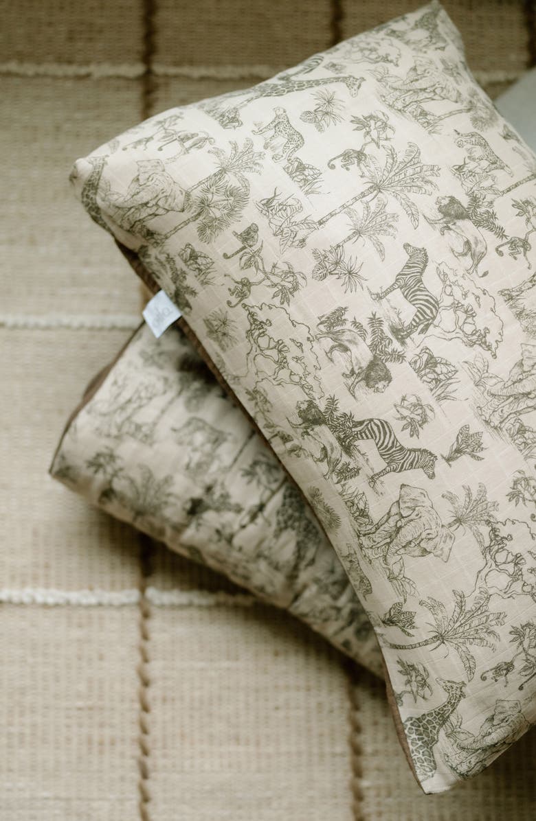 Oilo Organic Cotton Muslin Quilt & Sham Set, Alternate, color, Bark