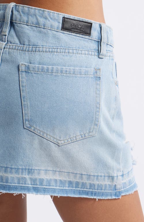 PTCL PTCL CANYON DISTRESSED DENIM MINISKIRT 
