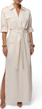 JLUXLABEL Harbor Shore Maxi Shirtdress