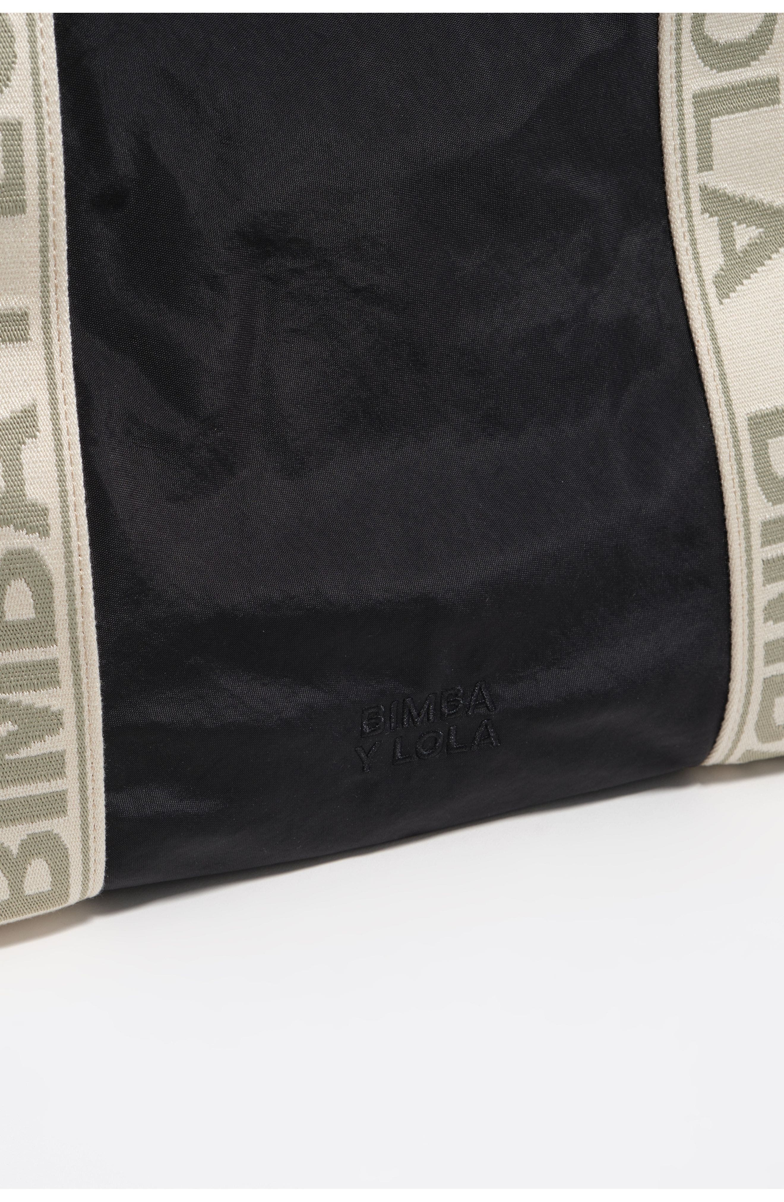 Bimba y Lola Large Nylon Tote Bag, Alternate, color, Graphite