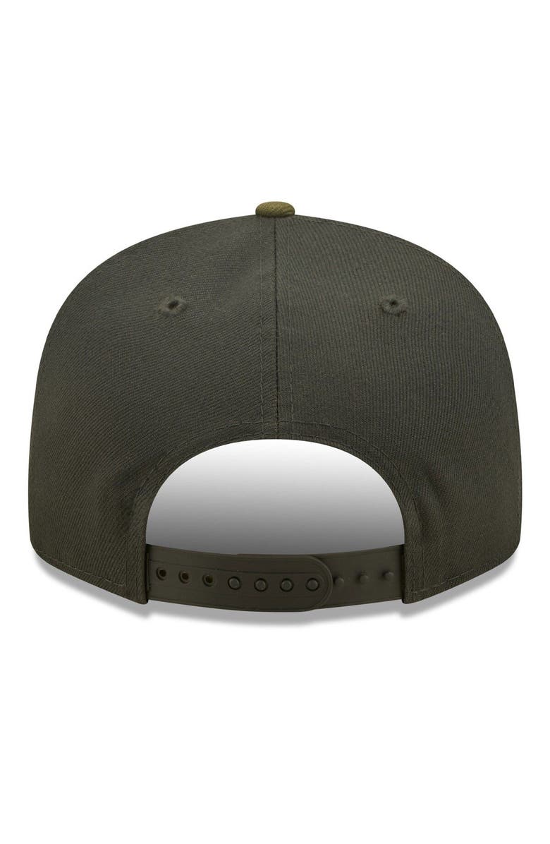 New Era Men's New Era Graphite/Olive Seattle Seahawks Two-Tone Color Pack 9FIFTY Snapback Hat, Alternate, color, 